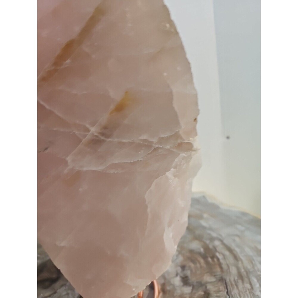 5.72LB Natural Rose Quartz Crystal Pink Crystal Stone slices Healing - Picture 11 of 12